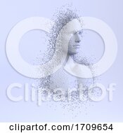 Abstract Voxel Human Face
