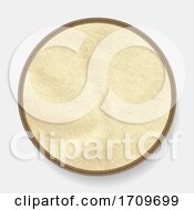 Poster, Art Print Of Leather Circular Border Whit Inner Copy Space Matenial