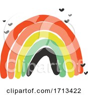 Poster, Art Print Of Creative Vector Illustration Of Playful Rainbow