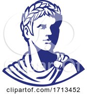 Poster, Art Print Of Bust Of Roman Emperor Caesar