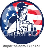 Poster, Art Print Of American Truck Driver
