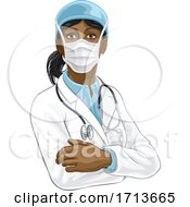 Doctor Woman In Medical Ppe Mask