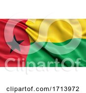 3d Illustration Of The Flag Of Guinea-Bissau Waving In The Wind