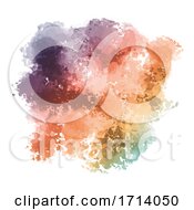 Poster, Art Print Of Colourful Watercolour Texture Background