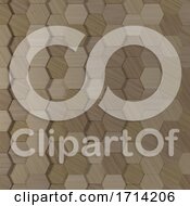 3D Geometric Abstract Hexagonal Wallpaper Background