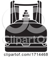 Black And White Silhouette Gas Cylinder