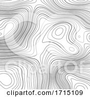 Poster, Art Print Of Abstract Topography Contour Design