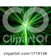 Poster, Art Print Of 3d Hyperspace Zoom Effect Digital Background