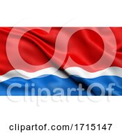 Poster, Art Print Of Flag Of Amur Oblast Waving In The Wind