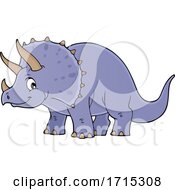 Poster, Art Print Of Triceratops Dinosaur