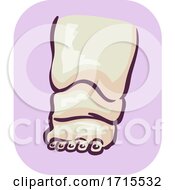 Symptom Feet Enlargement Illustration
