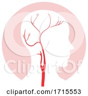 Silhouette Carotid Artery Illustration