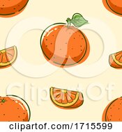 Poster, Art Print Of Seamless Orange Background Illustration