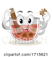 Mascot Tea Cinnamon Anise Sweden Illustration