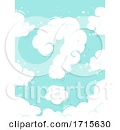 Poster, Art Print Of Clouds Question Mark Illustration