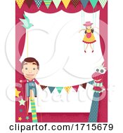 Puppet Festival Frame Illustration