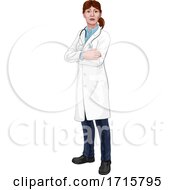 Poster, Art Print Of Doctor Woman Medical Healthcare Character