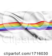 Poster, Art Print Of Flag Of The Jewish Autonomous Oblast Waving In The Wind