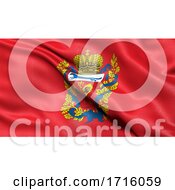 Poster, Art Print Of Flag Of Orenburg Oblast Waving In The Wind