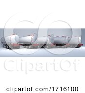 Poster, Art Print Of Cargo Delivery Vehicle Fleet