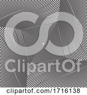 Poster, Art Print Of Optical Illusion Background In Black And White