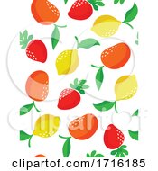 Poster, Art Print Of Strawberries Mangoes And Lemons