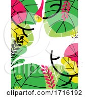 Poster, Art Print Of Abstract Foliage Background