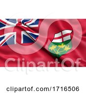 Poster, Art Print Of Flag Of Ontario Waving In The Wind