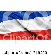 Poster, Art Print Of Flag Of Schleswig Holstein Waving In The Wind