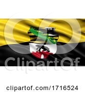 Poster, Art Print Of Flag Of Saxony Anhalt Waving In The Wind