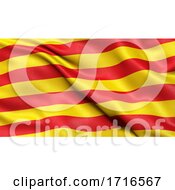Poster, Art Print Of Flag Of Catalonia Waving In The Wind