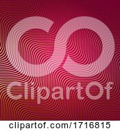 Poster, Art Print Of Abstract Background With Wavy Lines Pattern Design