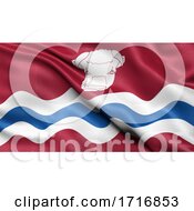 Poster, Art Print Of Flag Of Herefordshire Waving In The Wind