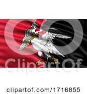 Poster, Art Print Of Flag Of Buckinghamshire Waving In The Wind