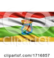 Poster, Art Print Of Flag Of La Rioja Waving In The Wind