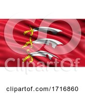 Poster, Art Print Of Flag Of Essex Waving In The Wind