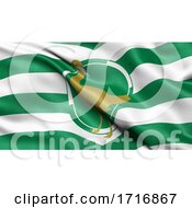 Flag Of Wiltshire Waving In The Wind