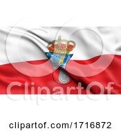Poster, Art Print Of Flag Of Cantabria Waving In The Wind
