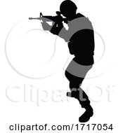 Poster, Art Print Of Soldier Silhouette