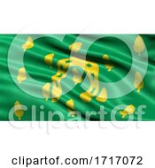 Poster, Art Print Of Flag Of Rutland Waving In The Wind