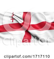 Flag Of The City Of London Waving In The Wind