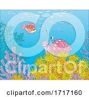 Poster, Art Print Of Fish And Sea Snail