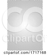 Poster, Art Print Of Black And White Halftone Pattern Background