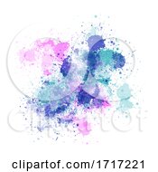Poster, Art Print Of Watercolour Splatter Background
