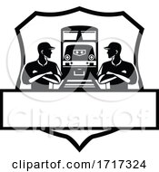 Poster, Art Print Of Train Engineers With Arms Crossed