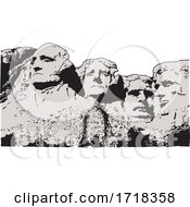 Poster, Art Print Of Mount Rushmore