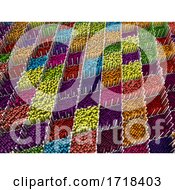 Poster, Art Print Of 3d Abstract Pixel Background