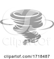 Poster, Art Print Of Tornado Twister Hurricane Or Cyclone Icon Concept