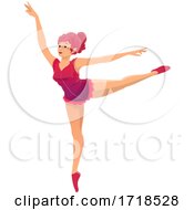 Poster, Art Print Of Female Circus Performer Dancing
