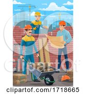 Poster, Art Print Of Construction Workers